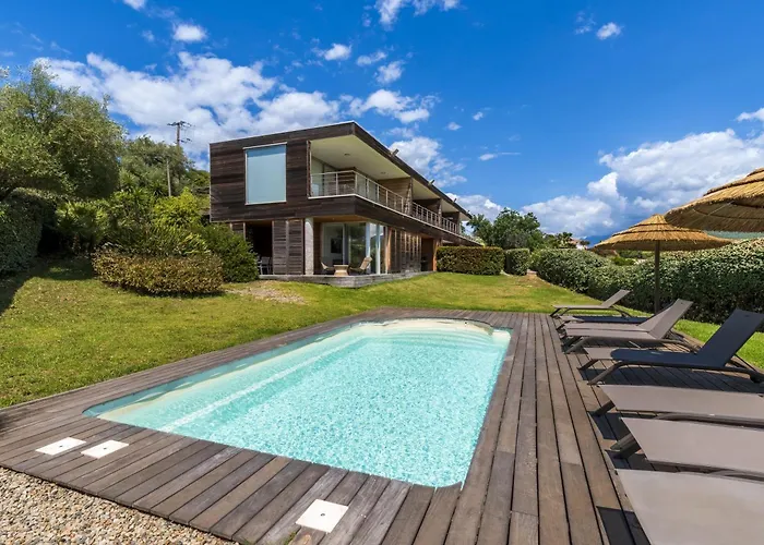 Daire Splendide T3 Piscine Et Vue Grosseto-Prugna